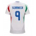 Maillot de foot Italie Gianluca Scamacca #9 Extérieur vêtements Europe 2024 Manches Courtes